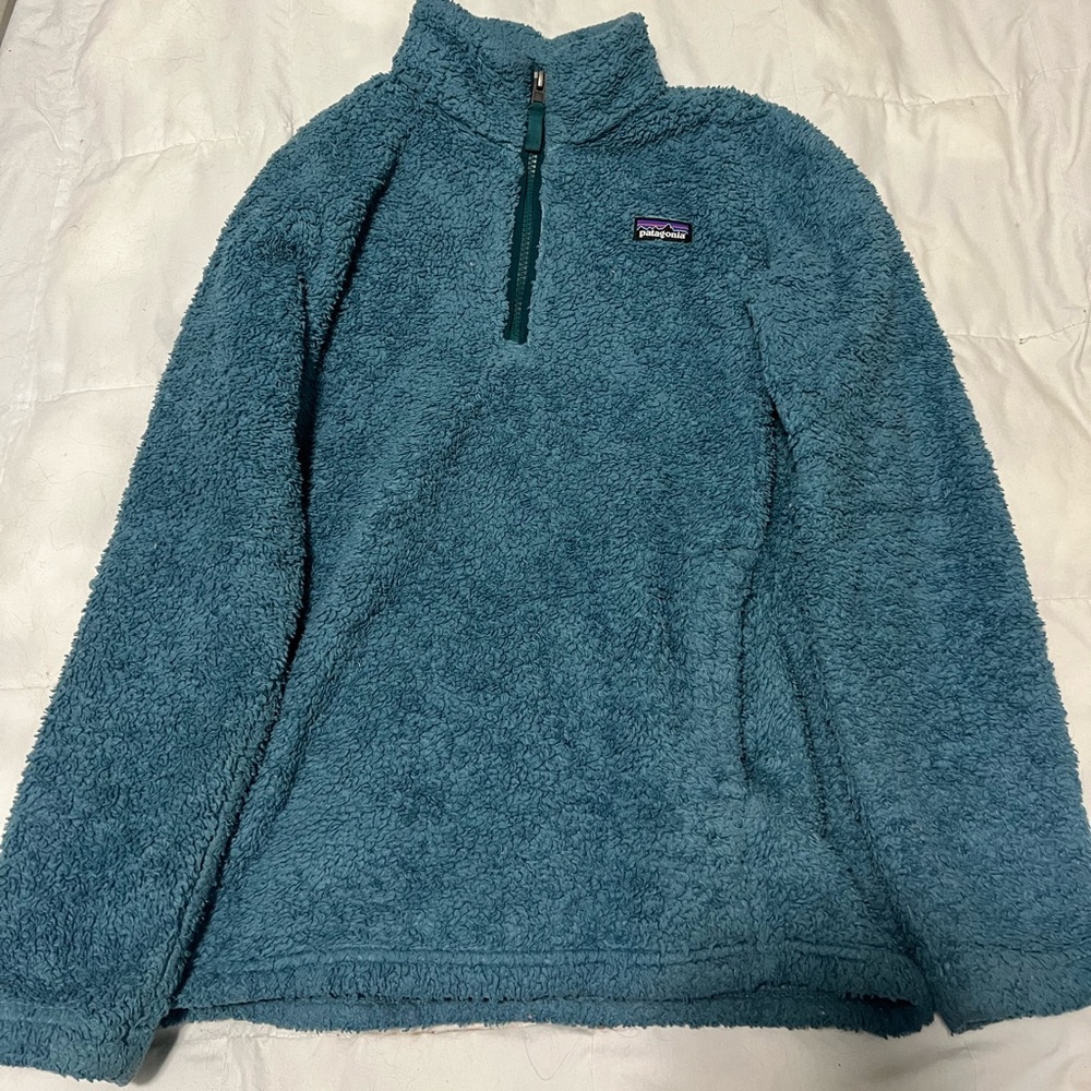 Patagonia Teal Fleece Pullover
